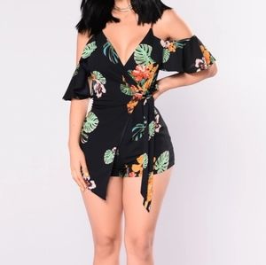Fashion Nova Vidette Floral Romper
